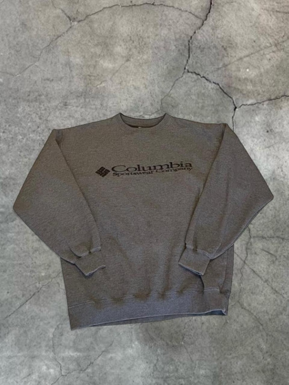 Columbia Sportswear Embroidered Gray Crewneck Sweatshirt XL